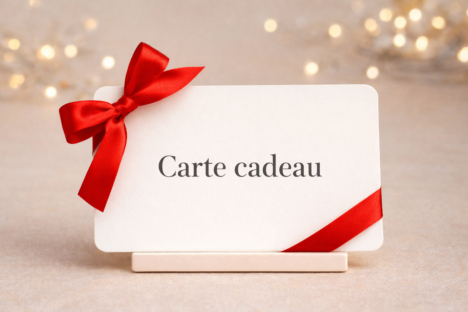 Carte cadeau - Offrir le choix